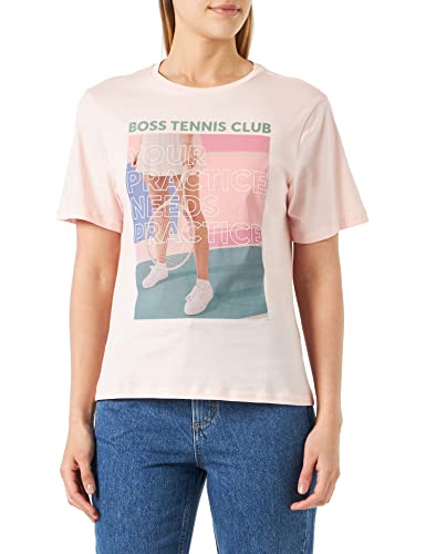 BOSS Women's C_Esummer_Print T_Shirt, Bright Pink676, L von BOSS