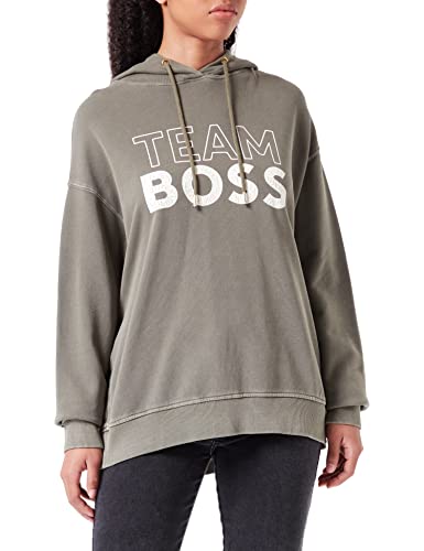 BOSS Women's C_Eteams Sweatshirt, Dark Green, M von BOSS