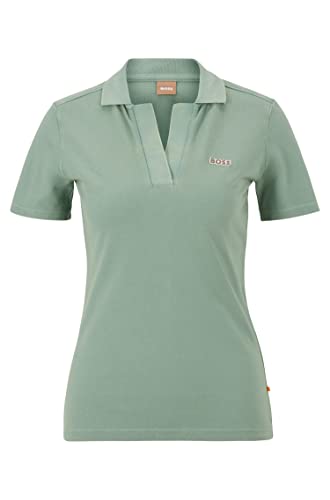 BOSS Women's C_Etri Jersey_TOP, Open Green351, S von BOSS