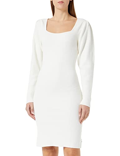 BOSS Women's C_Fabiate Knitted_Dress, Open White118, M von BOSS