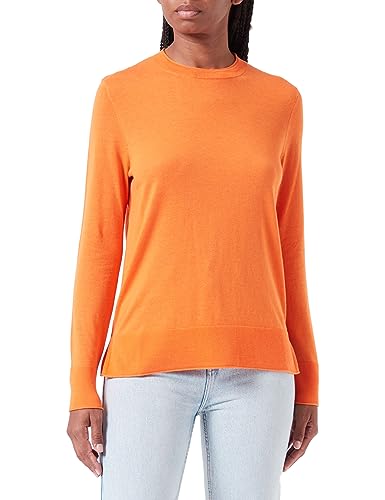 BOSS Women's C_Fanikasa Knitted-Sweater, Open Orange850, S von BOSS