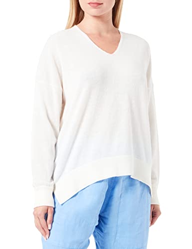 BOSS Women's C_Farenna Knitted_Sweater, Open White118, M von BOSS