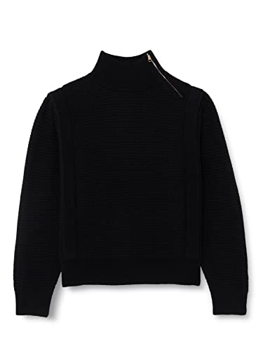 BOSS Women's C_Farmenia Sweater, Black, XS von BOSS