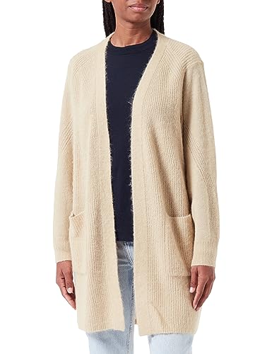 BOSS Women's C_Felva Knitted Jacket, Medium Beige269, M von BOSS