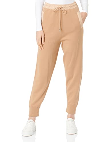 BOSS Women's C_Floralia Knitted-Trousers, L von BOSS