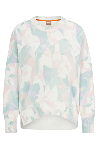 BOSS Women's C_Floranna Knitted_Sweater, Open Miscellaneous967, S von BOSS