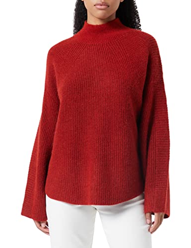 BOSS Women's C_Folanda Sweater, Medium Red, S von BOSS