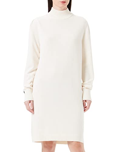 BOSS Women's C_Fuenta Dress, Open White, L von BOSS