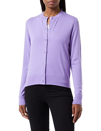 BOSS Women's Fadenasis Cardigan Sweater, Bright Purple, M von BOSS