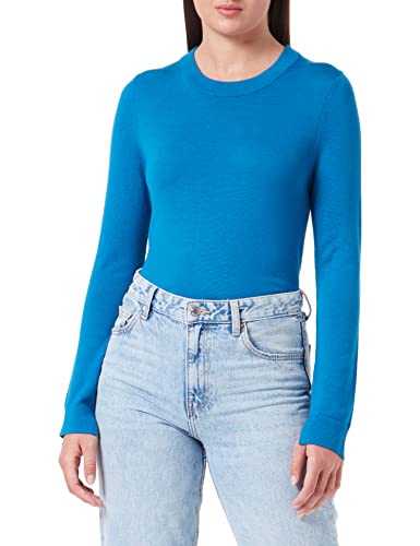 BOSS Women's Feganas Sweater, Open Blue, XL von BOSS