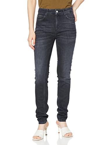 BOSS Women's Jackie Slim MR Jeans_Trousers, Black1, 30 von BOSS