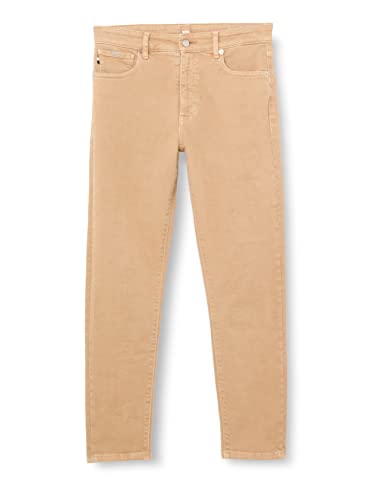 BOSS Women's Straight Tapered 4.0 Jeans-Trousers, Medium Beige, 30 von BOSS