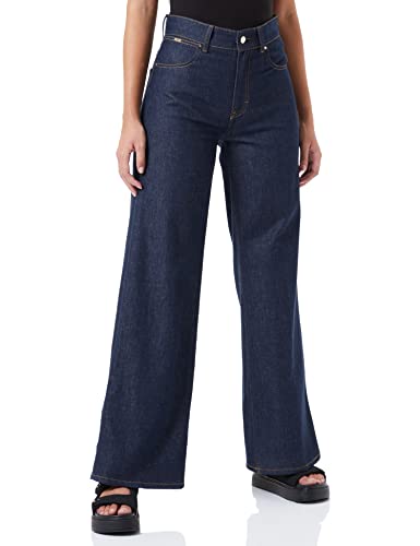 BOSS Women's Wide Flare 4.0 Jeans-Trousers, Navy, 34 von BOSS