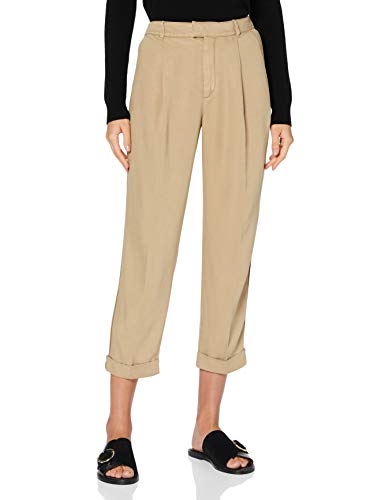 BOSS Womens Sayes-D Pants, Medium Beige (262), 38 von BOSS