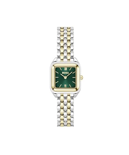BOSS Zwei-Zeiger-Quarzwerk-Uhr für Damen Kollektion MAE Petite mit Zweifarbiges Edelstahlarmband - 1502822 von BOSS