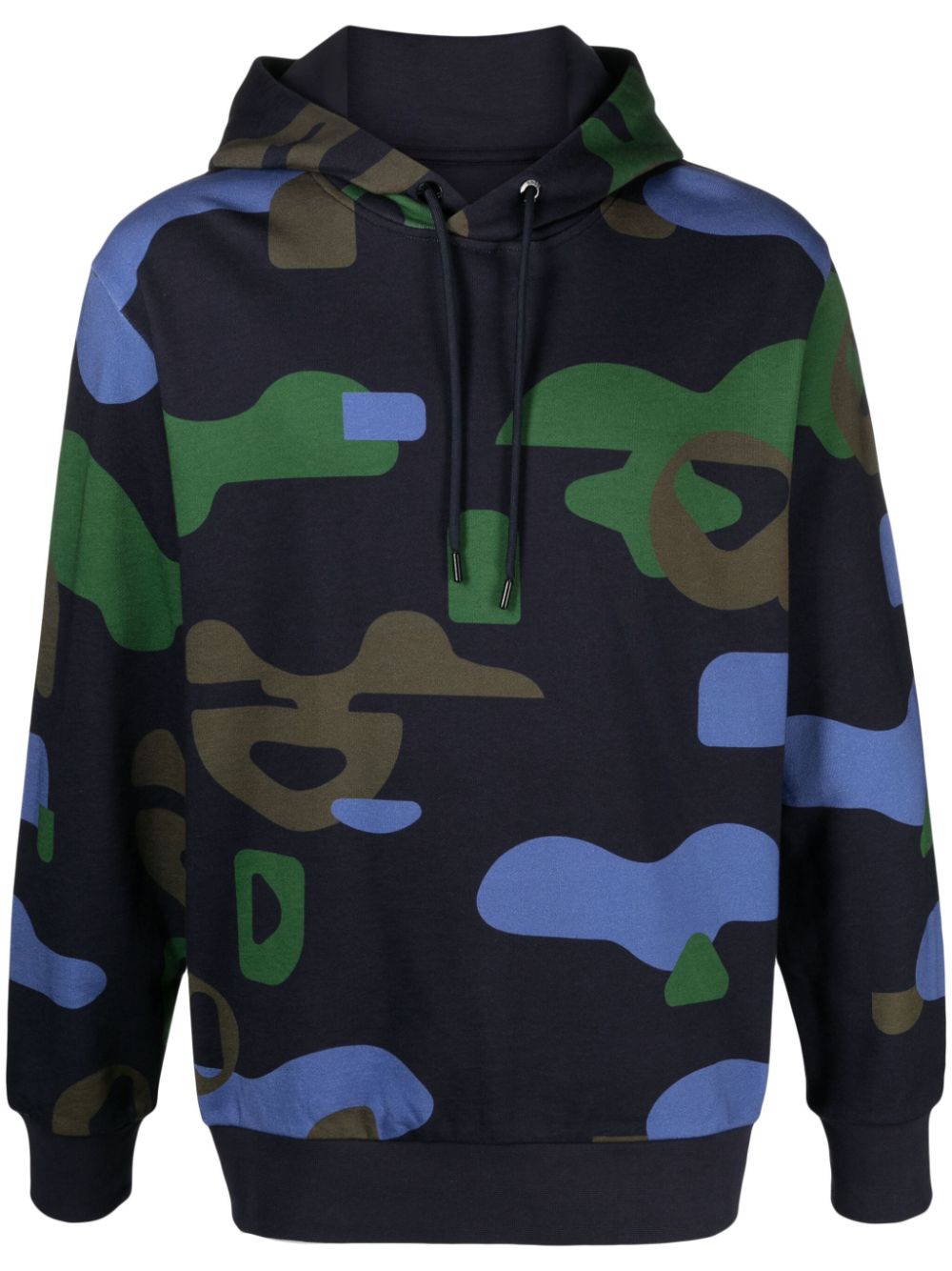 BOSS Hoodie mit grafischem Print - Blau von BOSS