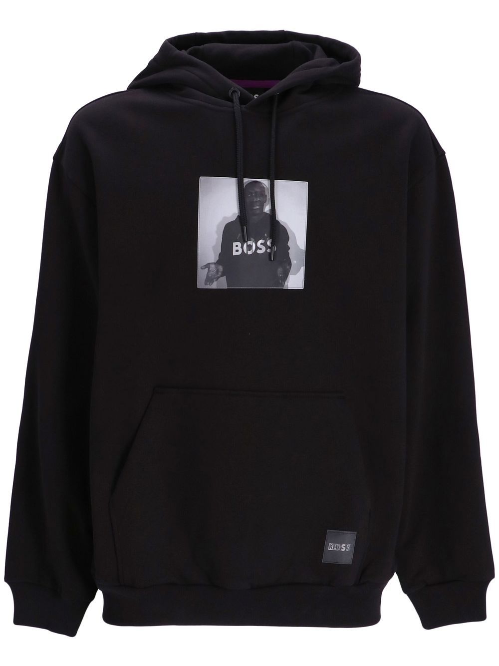 BOSS Hoodie mit grafischem Print - Schwarz von BOSS