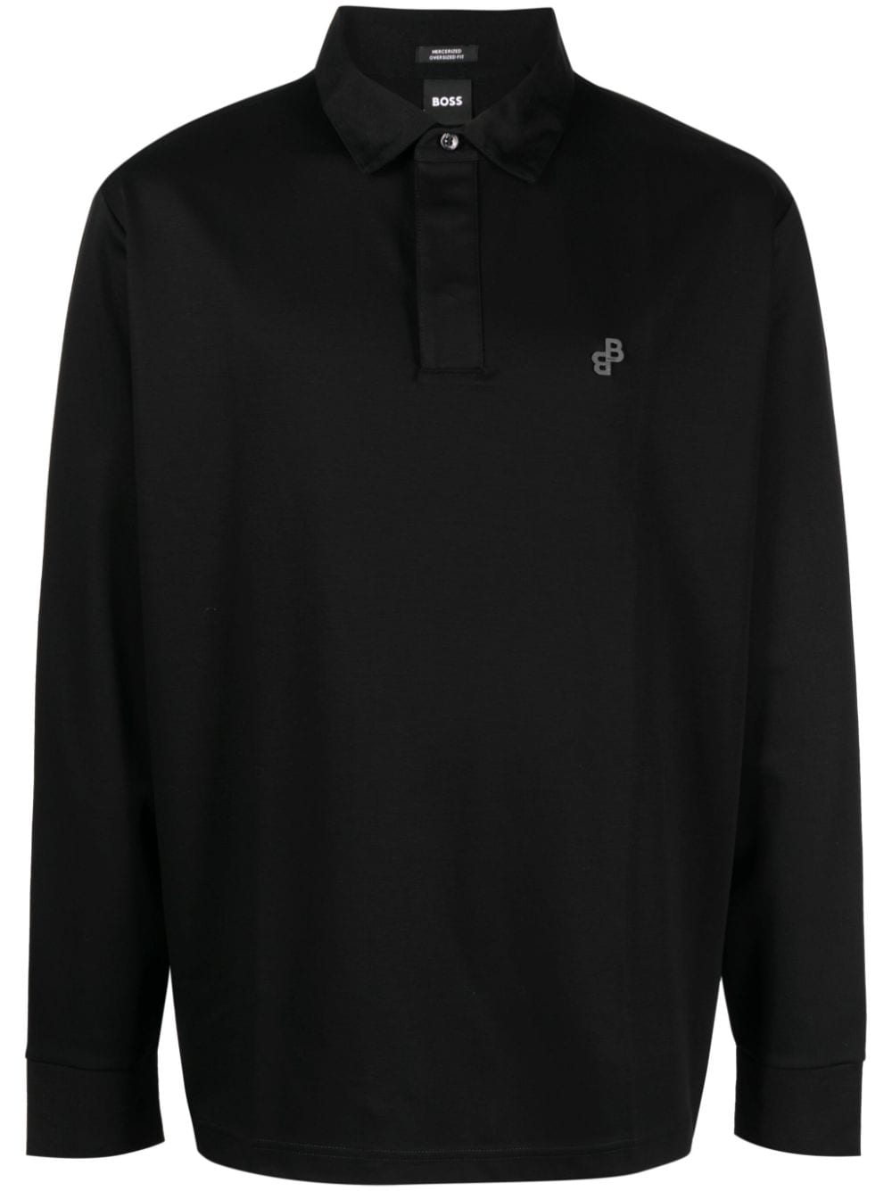 BOSS Poloshirt mit Logo-Stickerei - Schwarz von BOSS