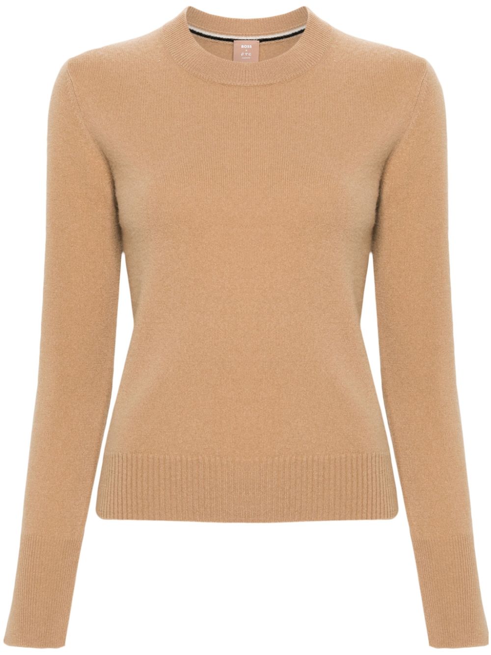 BOSS Pullover mit Logo - Nude von BOSS