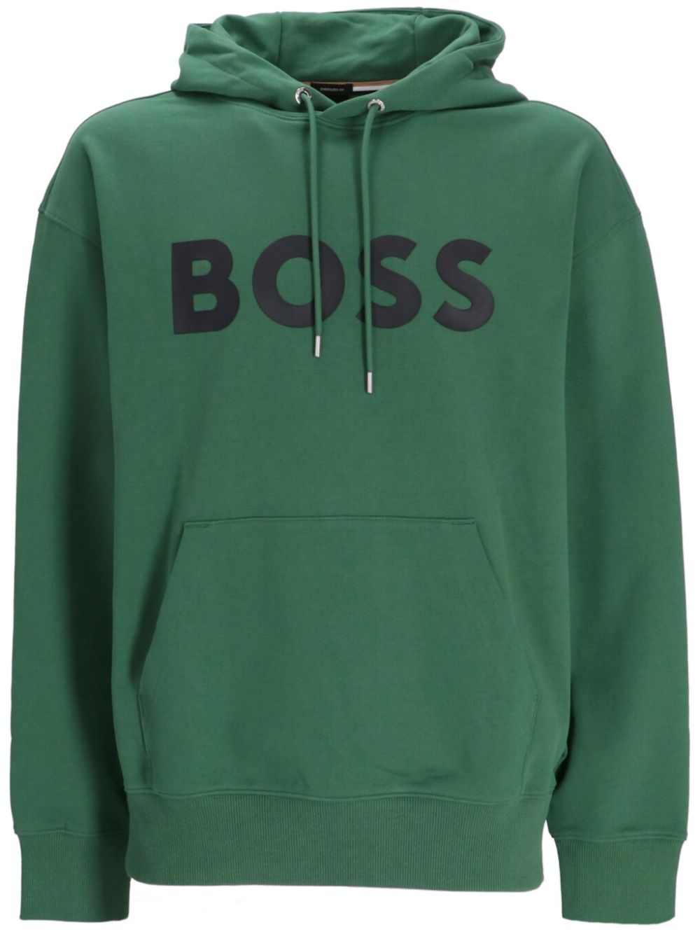 BOSS Hoodie mit Logo-Print - Grün von BOSS