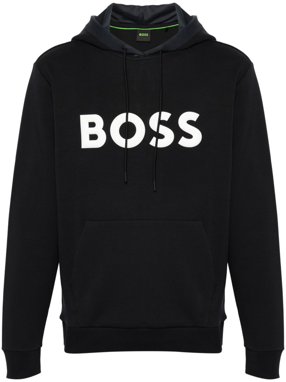 BOSS Kordelzug-Hoodie mit vorstehendem Logo - Blau von BOSS