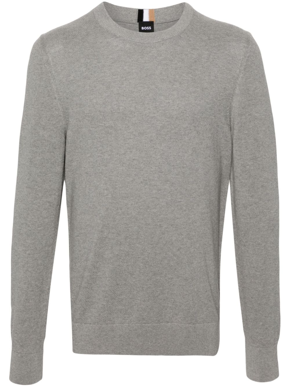 BOSS Pullover mit meliertem Effekt - Grau von BOSS