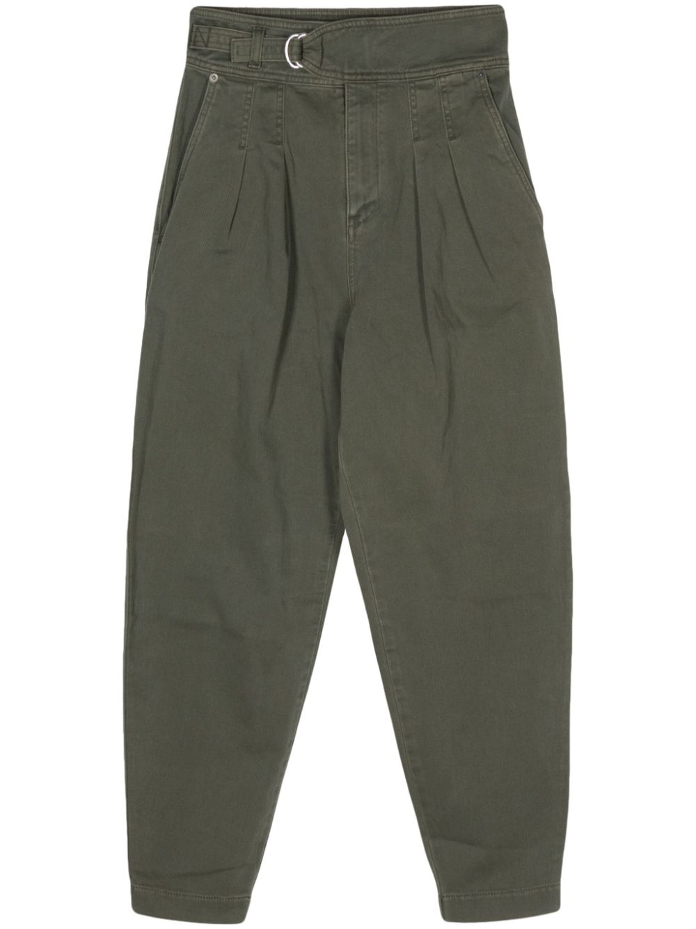 BOSS Tapered-Hose mit Bundfalten - Grün von BOSS