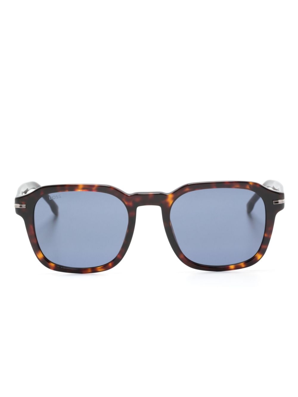 BOSS Sonnenbrille mit eckigem Gestell - Braun von BOSS