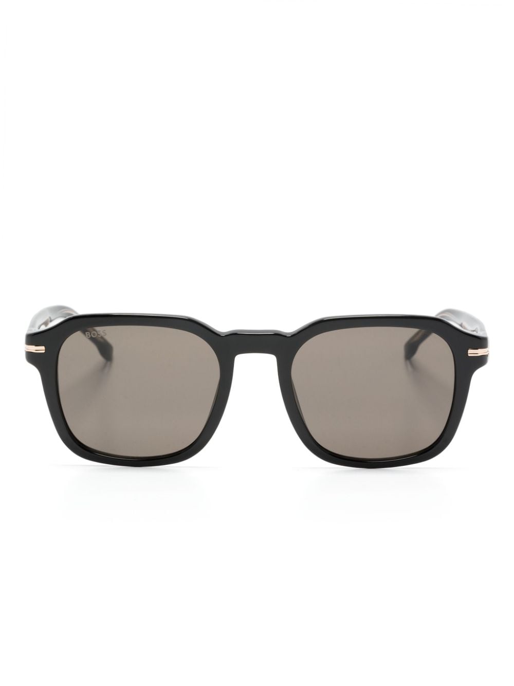 BOSS Sonnenbrille mit eckigem Gestell - Schwarz von BOSS