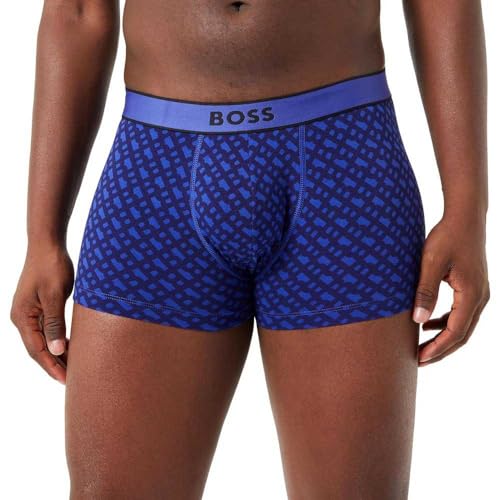 BOSS Men Trunk 24 Print Dark Purple509, S von BOSS