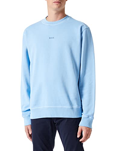 BOSS Men's Wefade Sweatshirt, Open Blue460, S von BOSS