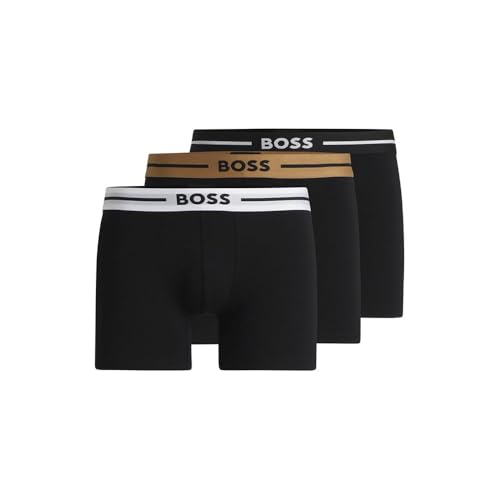 BOSS Herren Boxerbr 3p Bold Brief, Open Miscellaneous981,L von BOSS