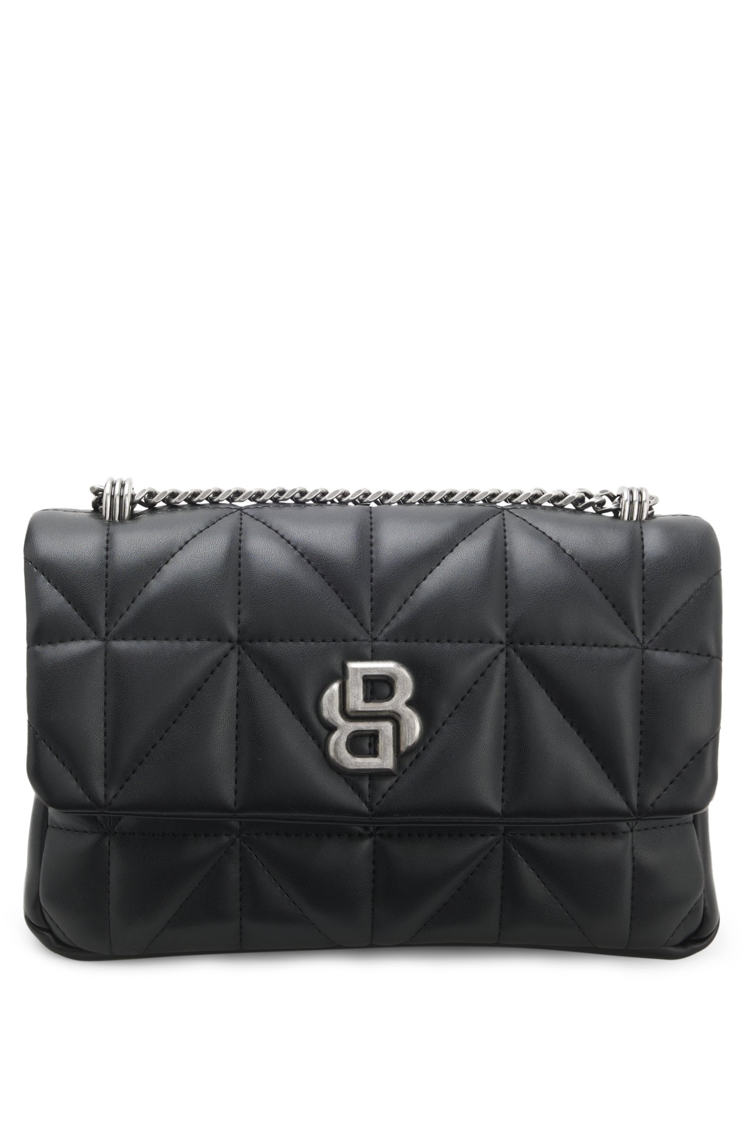 Gesteppte Umhängetasche mit Double-B-Monogramm von BOSS