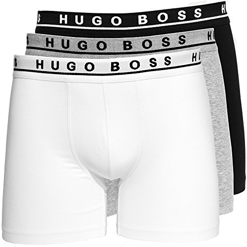 HUGO BOSS 3er Pack Cyclist BOXER SHORTS XXL weiss grau schwarz von HUGO BOSS