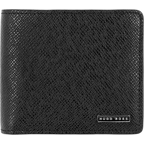 HUGO BOSS Herren Geldbörse Brieftasche Kartenetui Portemonnaie in schwarz von BOSS