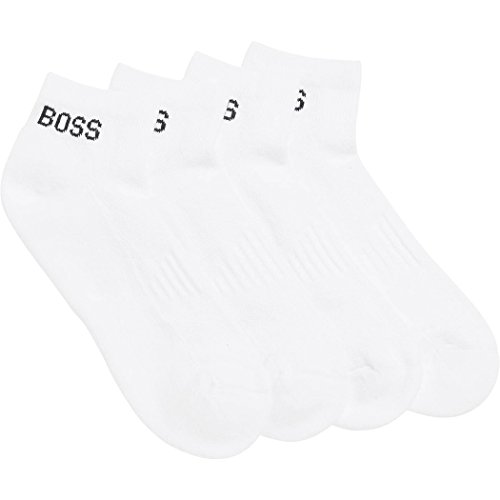 Hugo Boss 6P Herren Sport Sneaker Socken Farbe 100 6 x weiß 39-42 Baumwolle mit Elasthan von Hugo Boss