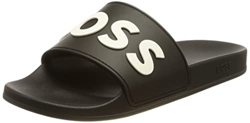 BOSS Damen Kirk_slid_rblg SLIDE, Black1, 40 EU von BOSS