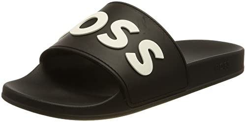 BOSS Damen Kirk_slid_rblg SLIDE, Black1, 36 EU von BOSS