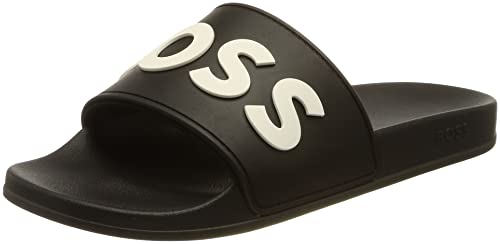 Hugo Boss Damen Kirk_slid_rblg SLIDE, Black1, 37 EU von BOSS