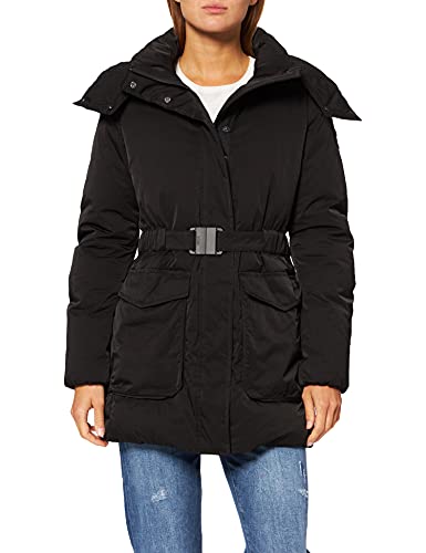 Hugo Boss Damen Oheiress Parka, Schwarz (Black 001), 38 von BOSS