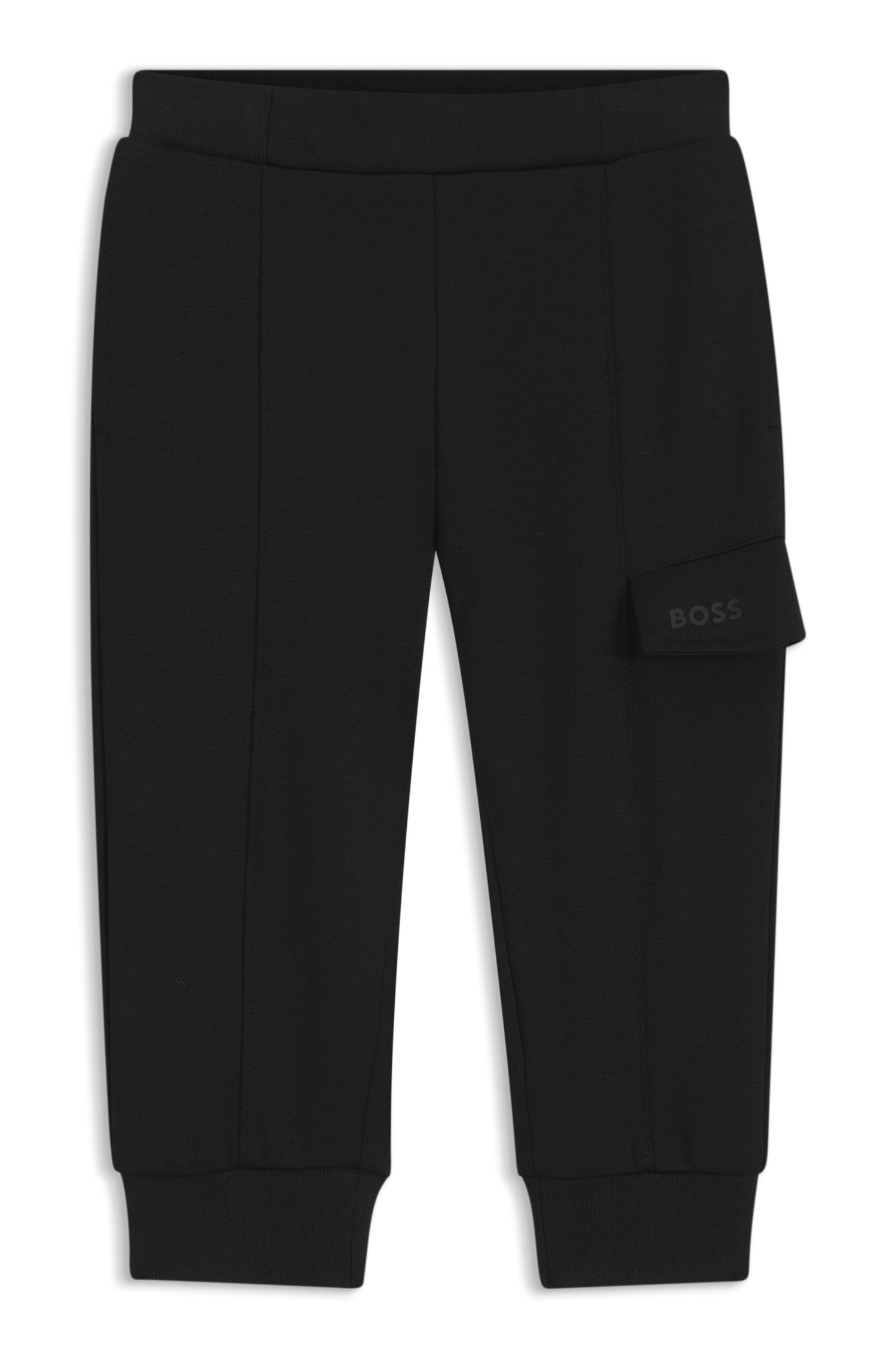 Kids-Hose aus Stretch-Piqué von BOSS