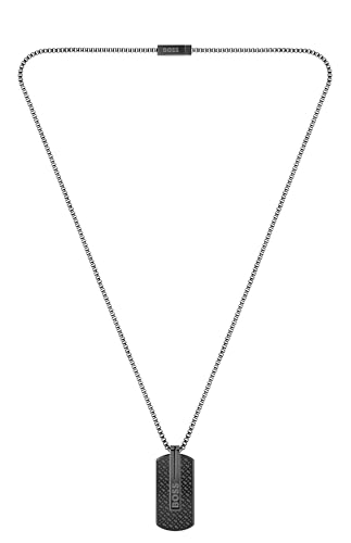BOSS Jewelry Halskette für Herren Kollektion ORLADO - 1580356, Schwarz von BOSS