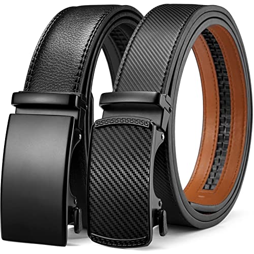 BOSTANTEN 2 Stück Gürtel Herren, Ledergürtel für Herren mit Ratsche Automatikschließe Business Anzug Gürtel Breit 35mm,Größe Angepasst BOSTANTEN 2 Stück Gürtel Herren, Ledergürtel für Herren mit Ratsche Automatikschließe Business Anzug Gürtel Breit 35mm,Größe Angepasst von BOSTANTEN