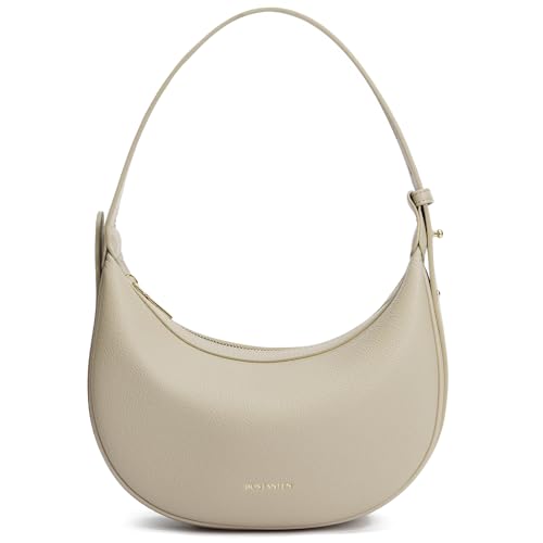 BOSTANTEN Handtasche Damen Klein Umhängetasche Crossbody Hobo Bag for Women PU Leder Schultertasche Damen Klein Handtaschen mit Verstellbares Riemen,Hellbraun von BOSTANTEN