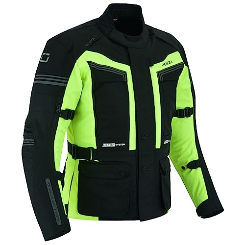 BOSmoto Motorradjacke Herren Motorrad Jacke Wasserdicht Winddicht mit Protektoren Protektoren Jacke Roller Biker Touren (3XL) von BOSmoto