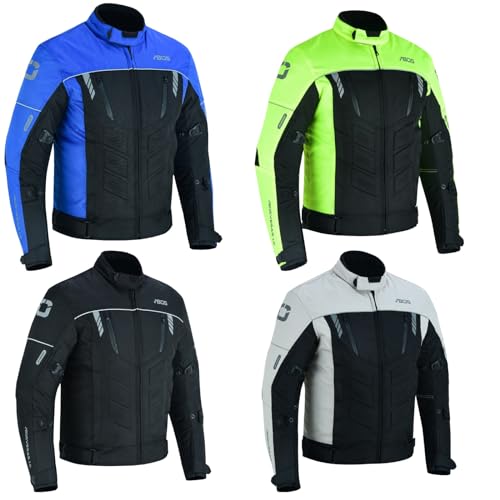 BOSmoto Motorradjacke - Sommer Winter Motorrad Roller Jacke Protektorenjacke Textil Herren Wasserdicht mit Protektoren, (Jacke, M) von BOSmoto