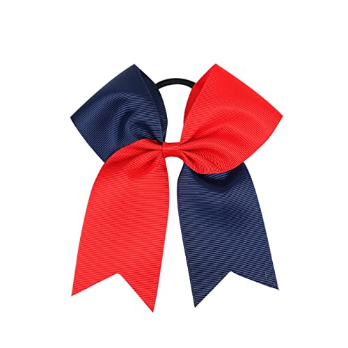 Americana 4. Juli Unabhängigkeitstag Kleinkind Baby Mädchen Stirnband Flagge Stil Gummiband Weiß Blau Rot Farbe Haargummi Jungen (F, One Size) von BOTCAM