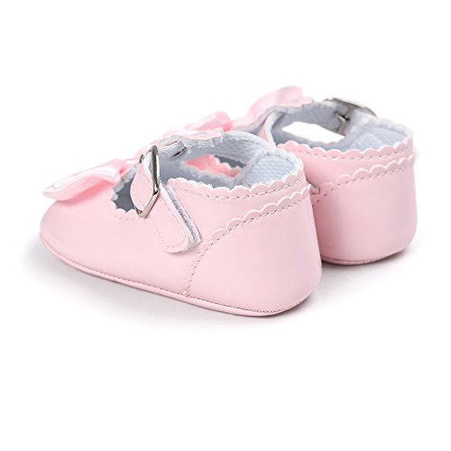 Baby Bowknot Prinzessin weiche einzige Schuhe Kleinkind Freizeitschuhe Blinker Kinderschuhe von BOTCAM