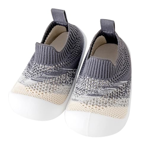 BOTCAM Baby Mädchen Junge Krabbelschuhe Mesh-Oberteil Atmungsaktive Lauflernschuhe Mit Rutschfeste Gummisohle Weiche Sockenschuhe Weich Flach Kleinkind-Kind-Säuglings Babyschuhe Freizeitschuhe von BOTCAM