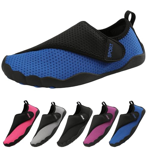 BOTCAM Badeschuhe Unisex Barfussschuhe Herren Wasserschuhe Schwimmschuhe Damen Verschleißfest Und Kratzfest Schnell Trocken Aquaschuhe Strandschuhe Wandern Strand Yoga Surfschuhe Zehenschuhe von BOTCAM